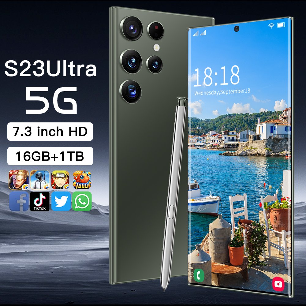 Original 5g Mobile phones cash on delivery S23 Ultra 7.3 Inch16gb +1tb Android rugged smartphone 3g & 4g de smartphones